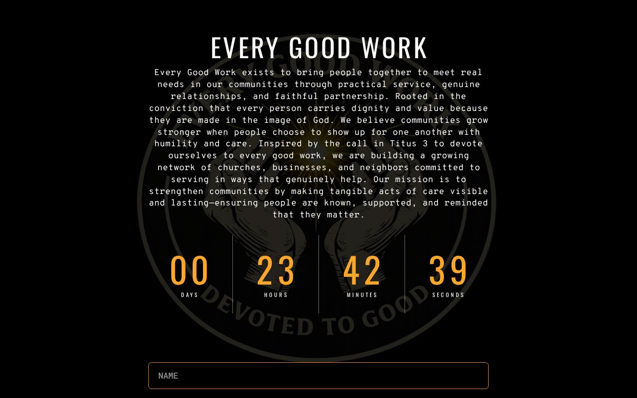 Every Good Work